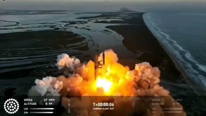 马斯克星舰试飞，罕见第一视角见证震撼瞬间