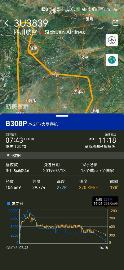 3U8883，一次与众不同的飞行之旅