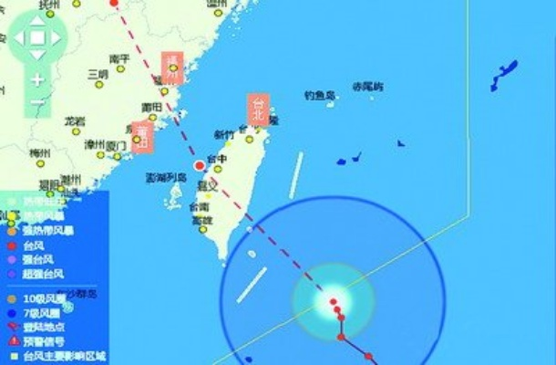 台风麦德姆逼近中国 沿海地区预计5日白天受影响登陆