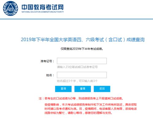 英语六级考试成绩查询，期待与挑战并存