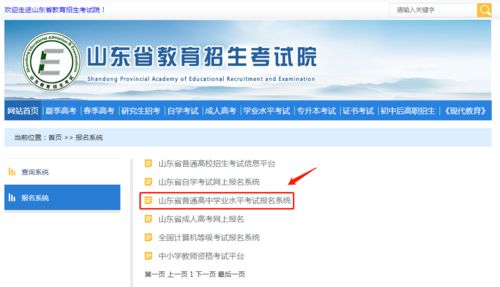山东省教育考试院官网登录入口——便捷的教育服务平台